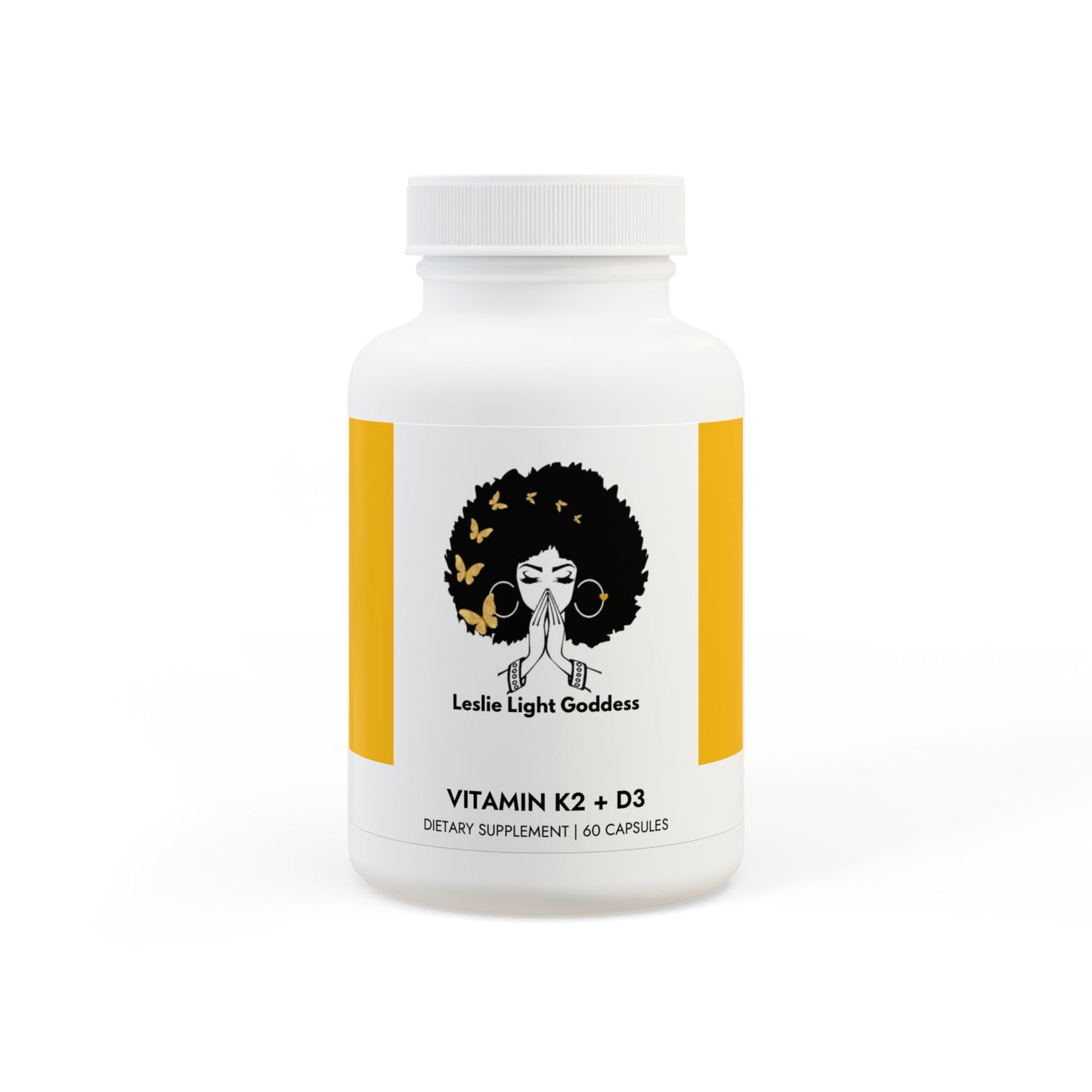 Leslie Light Goddess Vitamin K2 + D3 Supplement (60 Capsules)