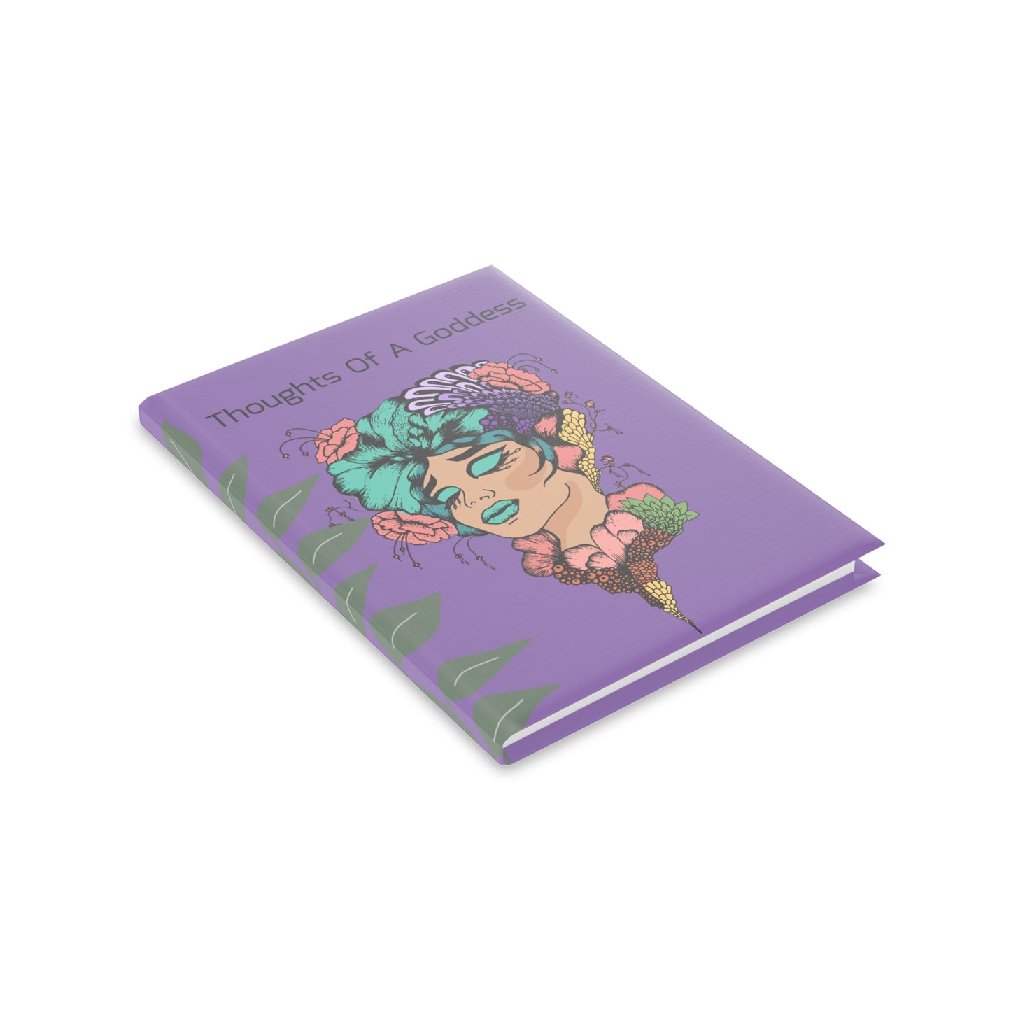 Thoughts of A Goddess Journal Hardcover Notebook