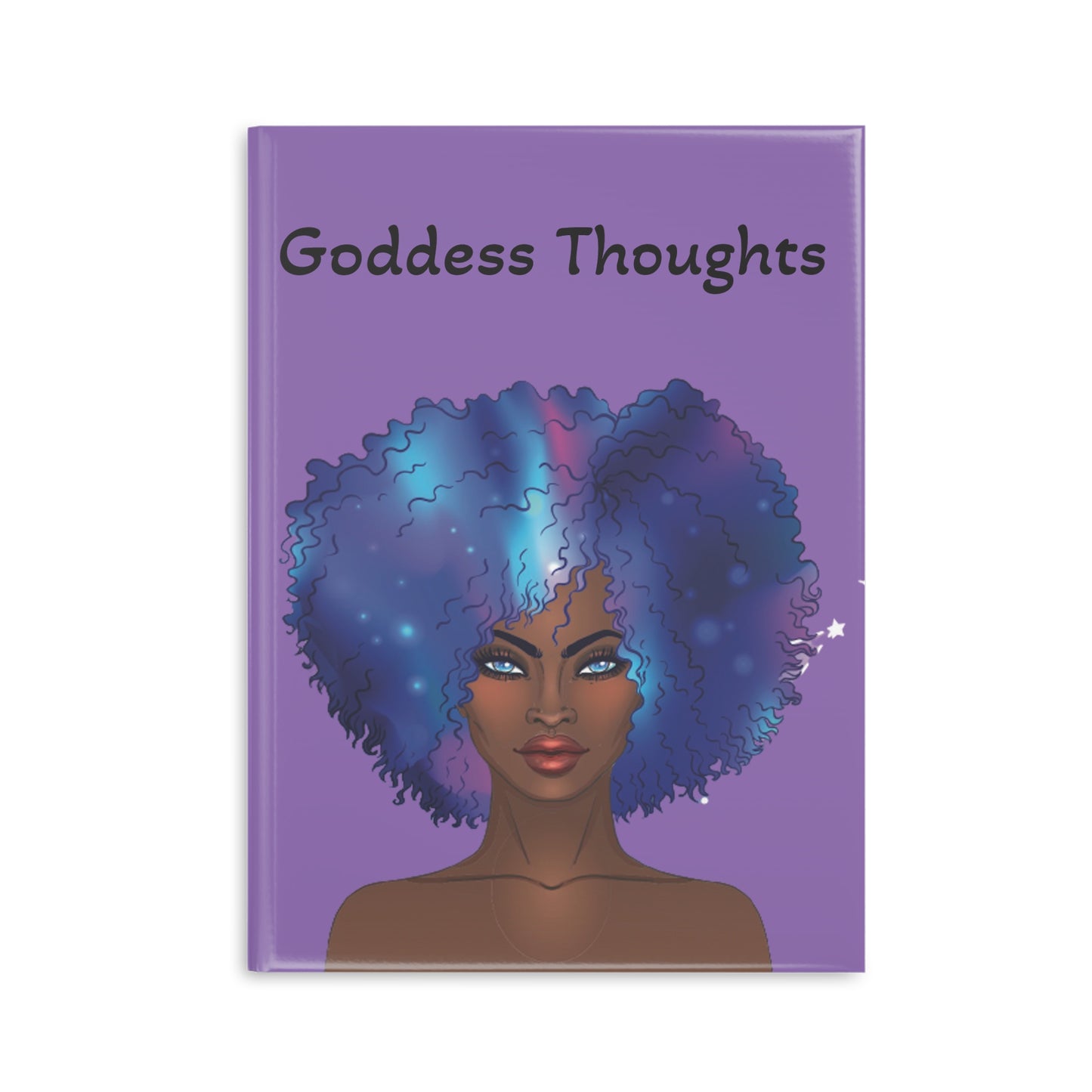 Goddess Blue Hardcover Notebook – Stylish Journal with Puffy Covers