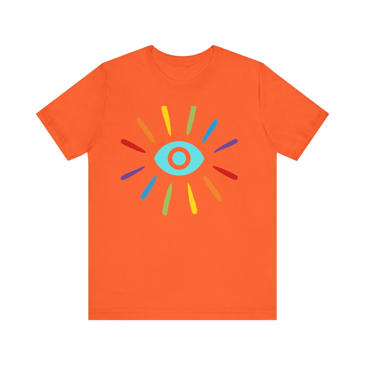 Rainbow Evil EyeProtection Short Sleeve Tee