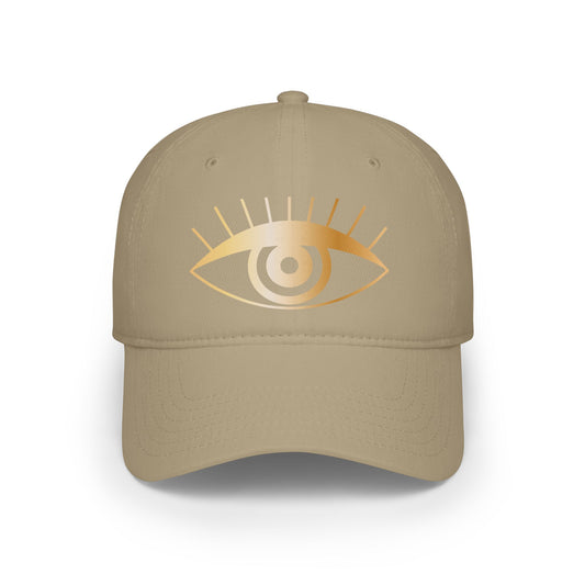 Evil Eye Protection Gold Baseball Cap