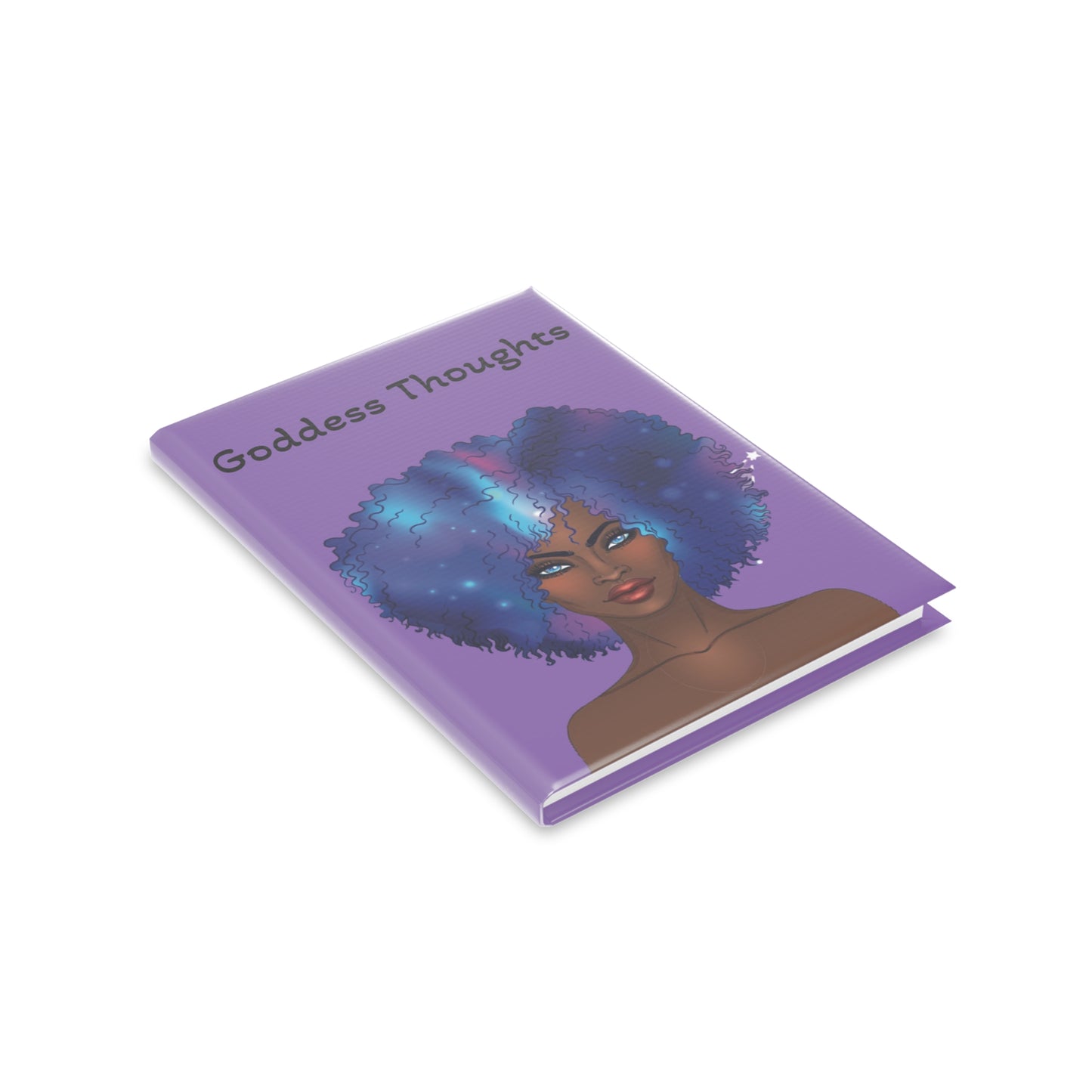 Goddess Blue Hardcover Notebook – Stylish Journal with Puffy Covers