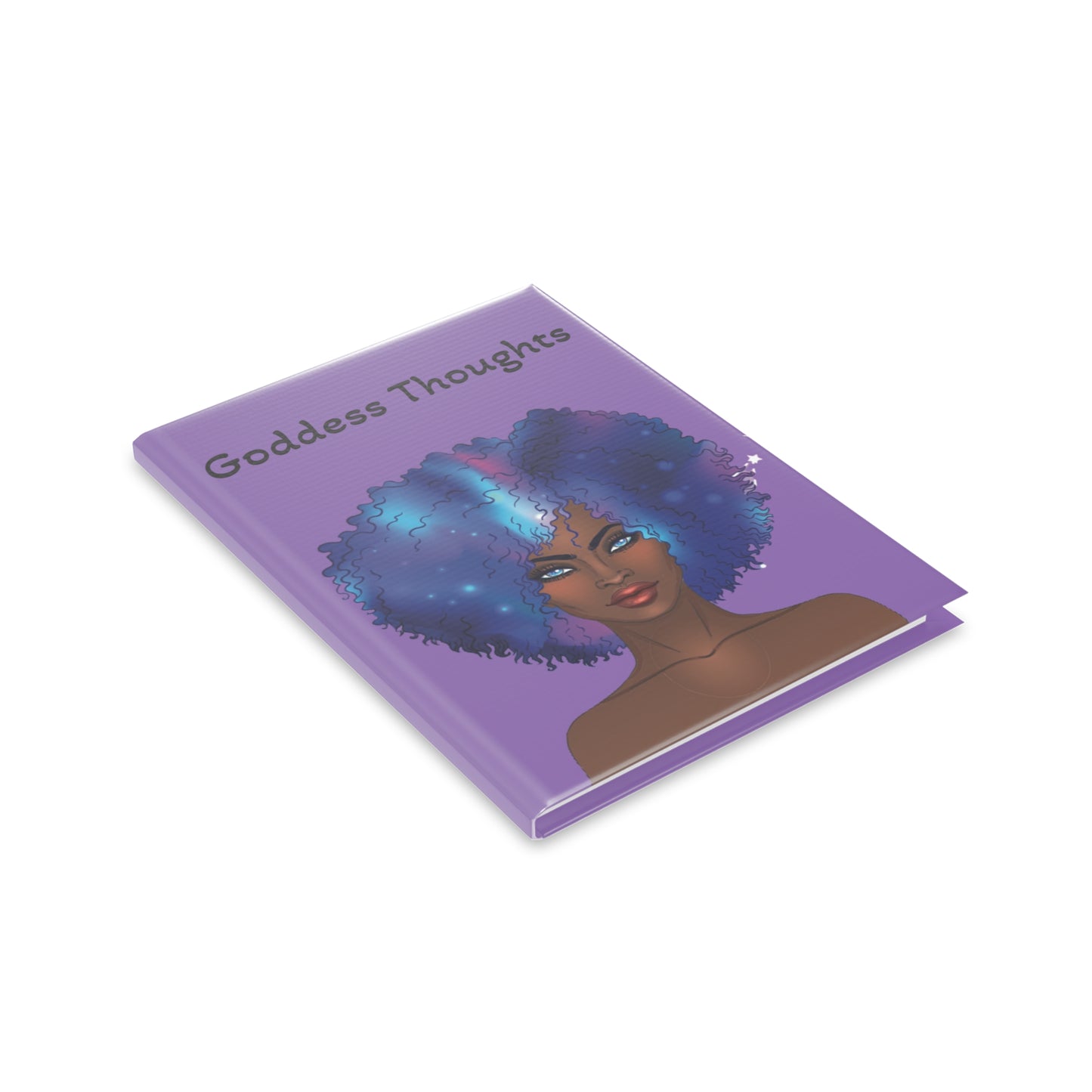 Goddess Blue Hardcover Notebook – Stylish Journal with Puffy Covers