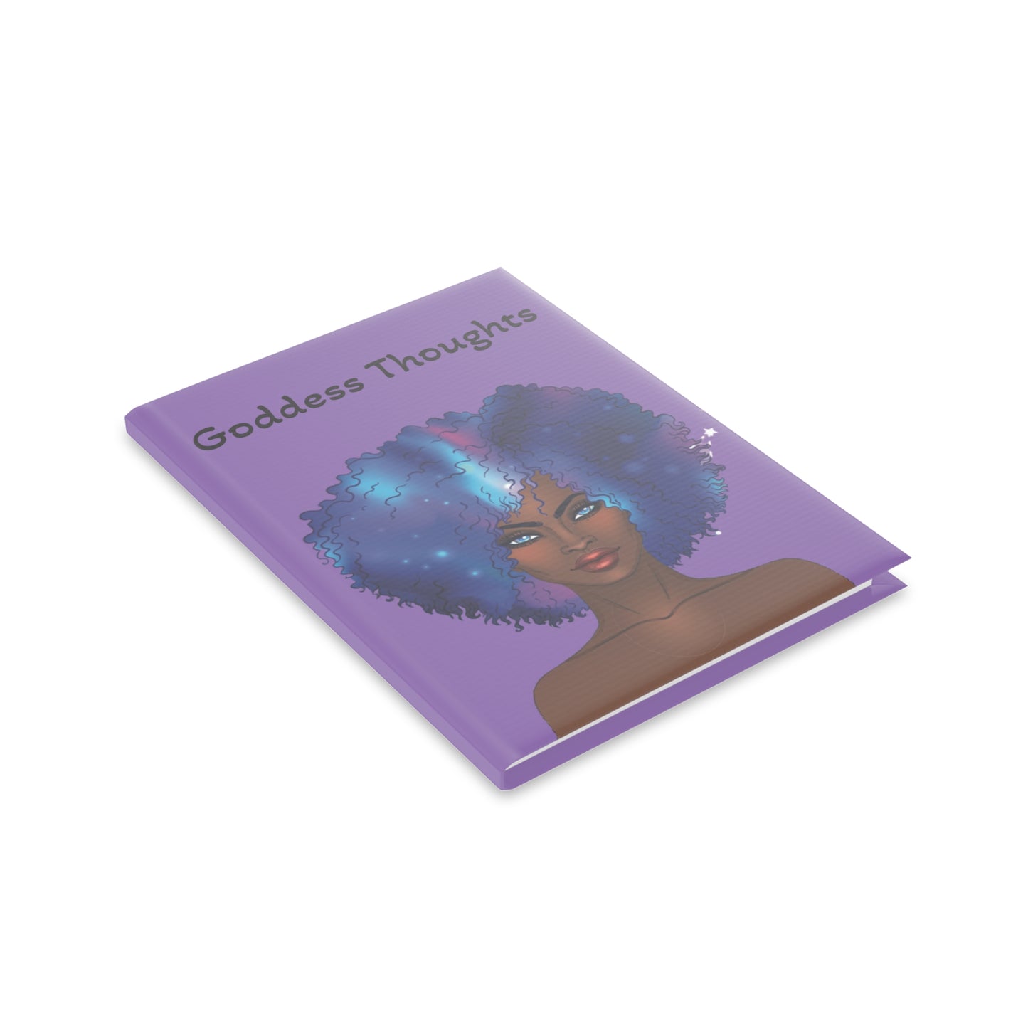 Goddess Blue Hardcover Notebook – Stylish Journal with Puffy Covers