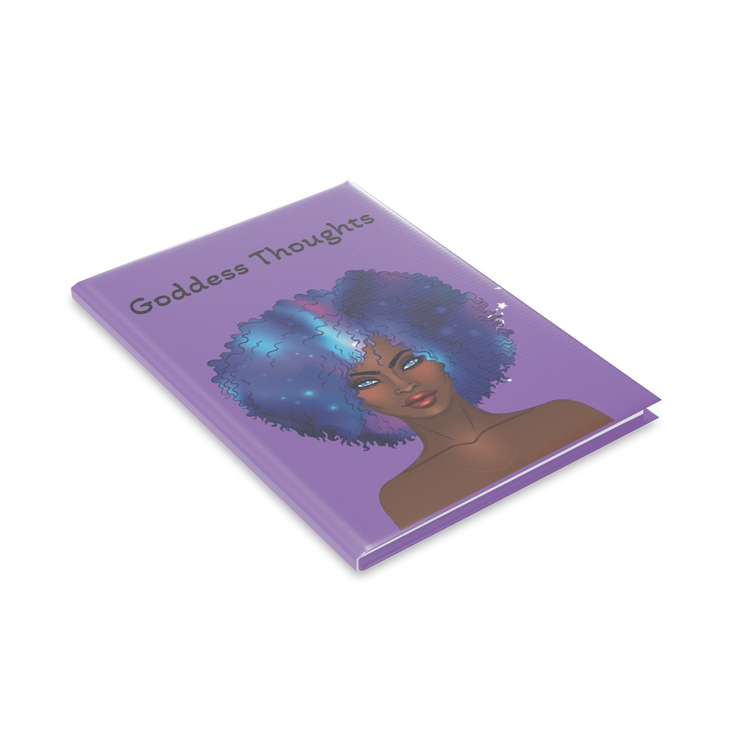 Goddess Blue Hardcover Notebook – Stylish Journal with Puffy Covers