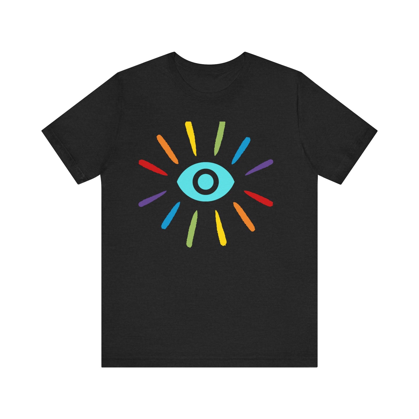 Rainbow Evil EyeProtection Short Sleeve Tee