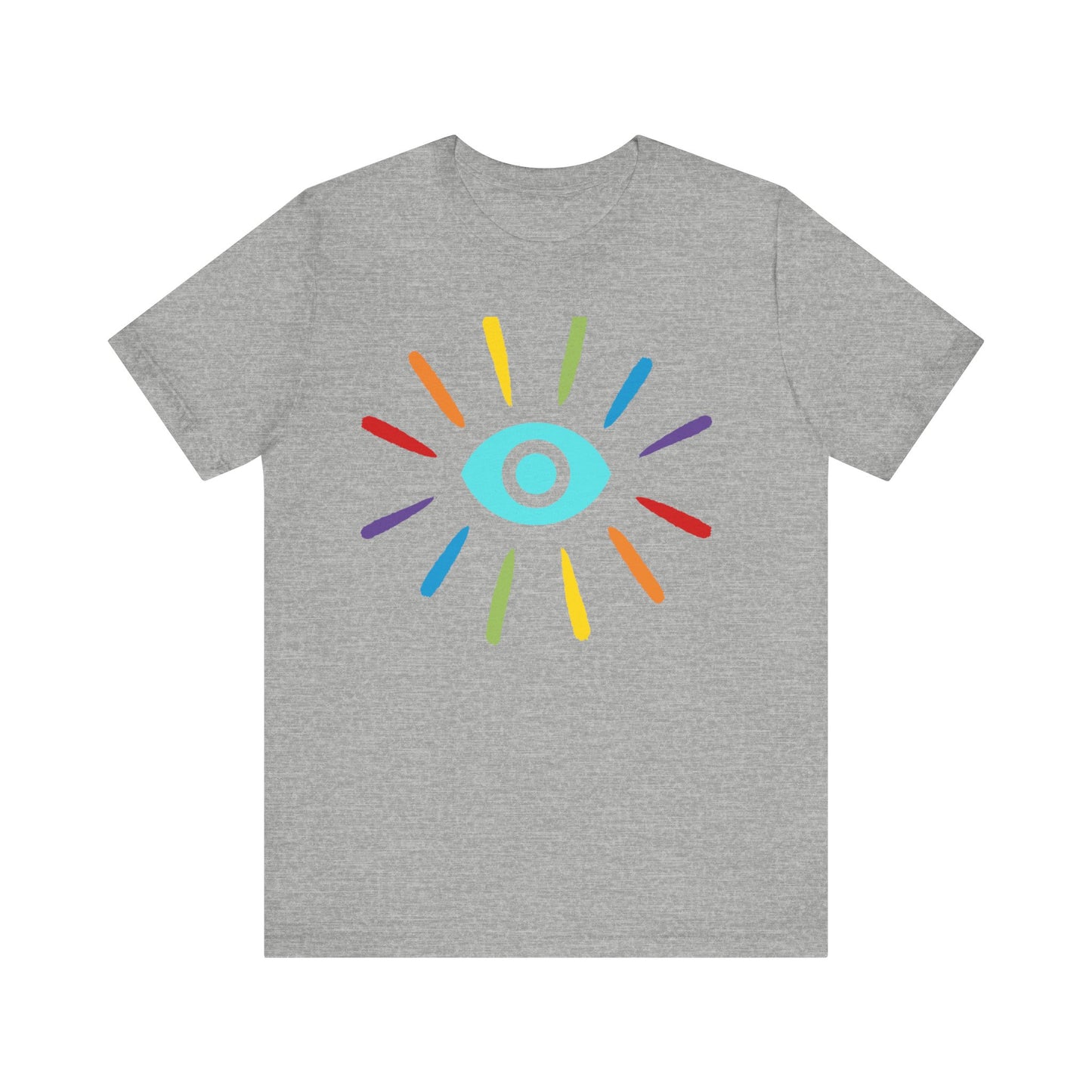 Rainbow Evil EyeProtection Short Sleeve Tee