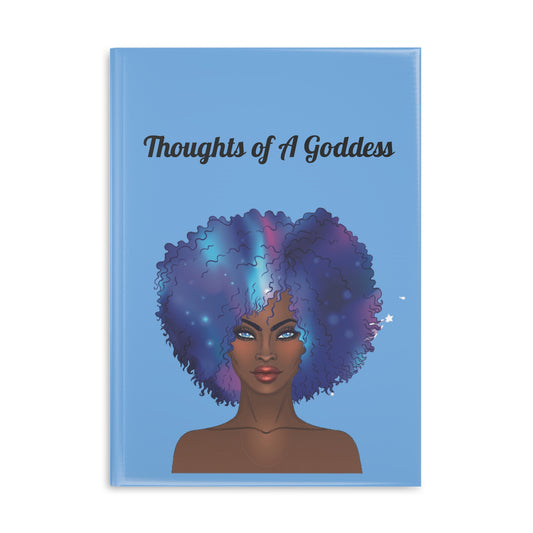 Thoughts of A Goddess Hardcover Notebook - Inspirational Journal with Puffy Cover for Creative Writing and Self-Reflection