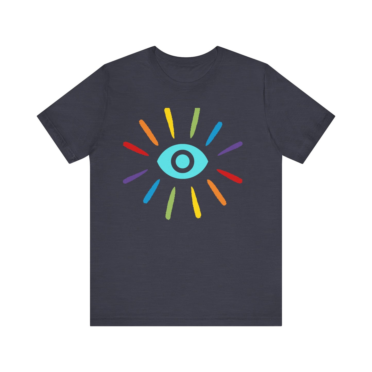 Rainbow Evil EyeProtection Short Sleeve Tee