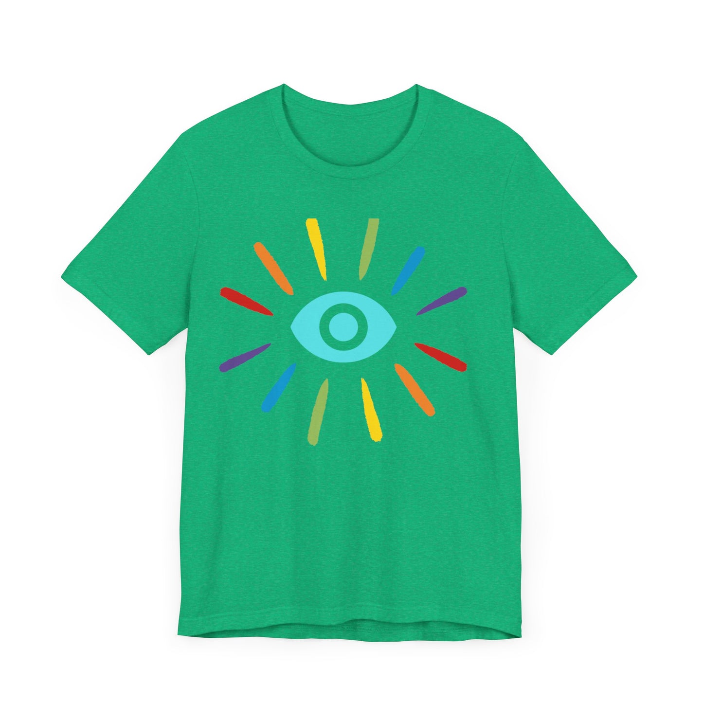 Rainbow Evil EyeProtection Short Sleeve Tee