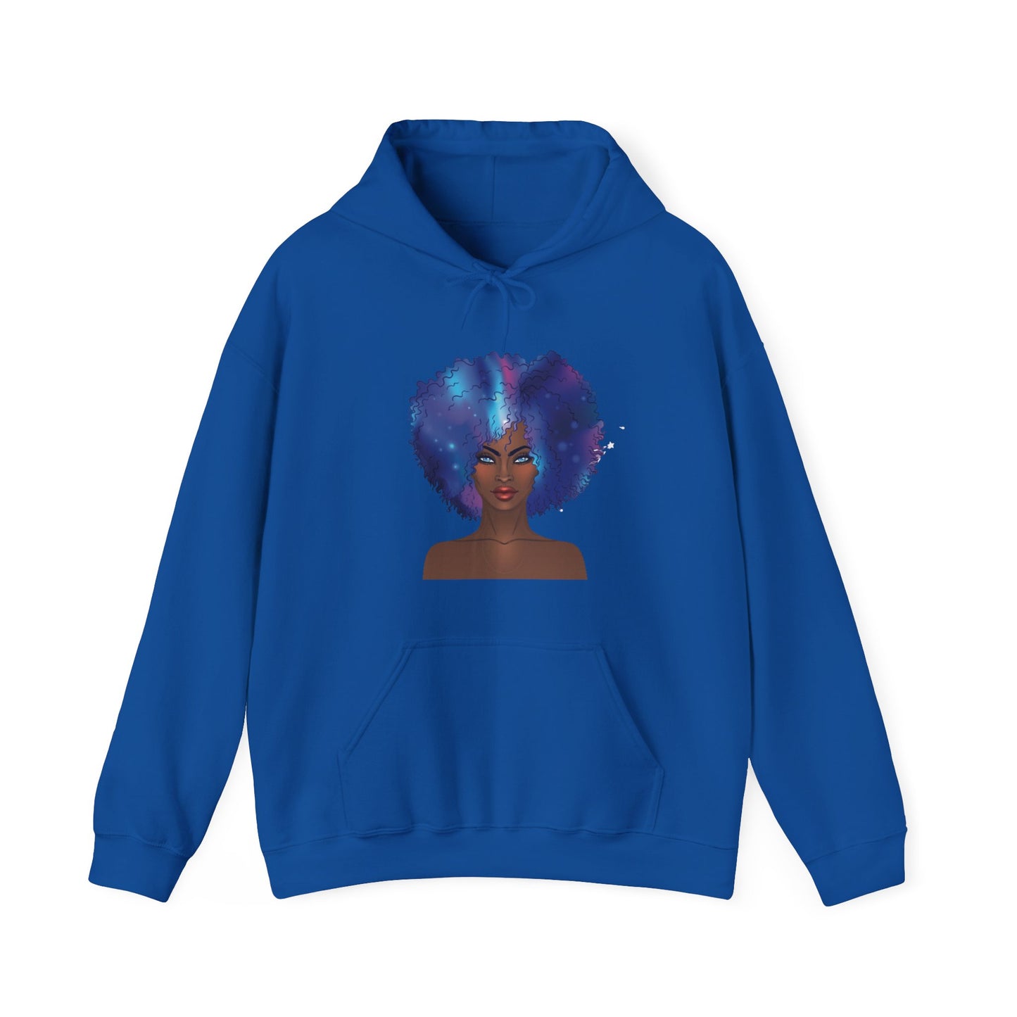 Goddess Blue Hooded Sweatshirt