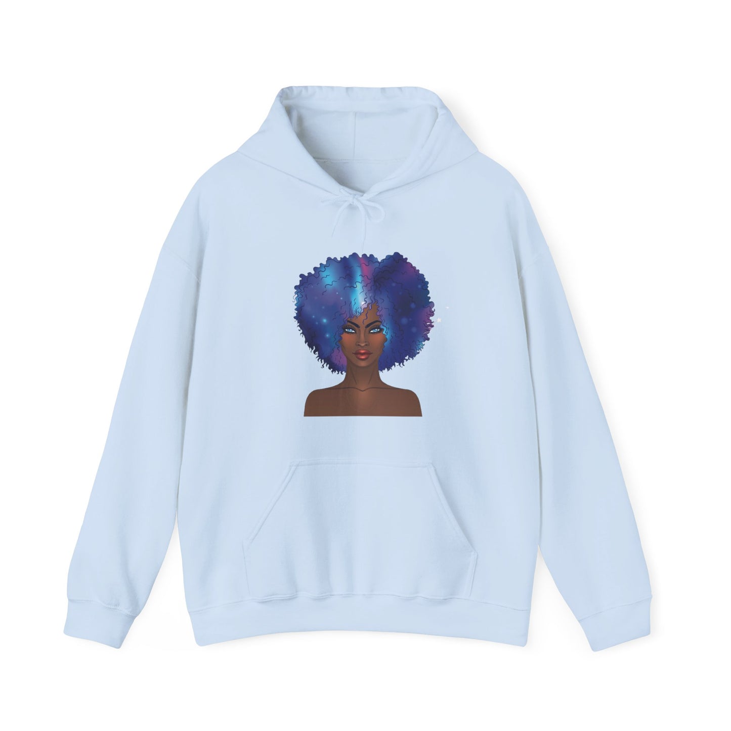 Goddess Blue Hooded Sweatshirt