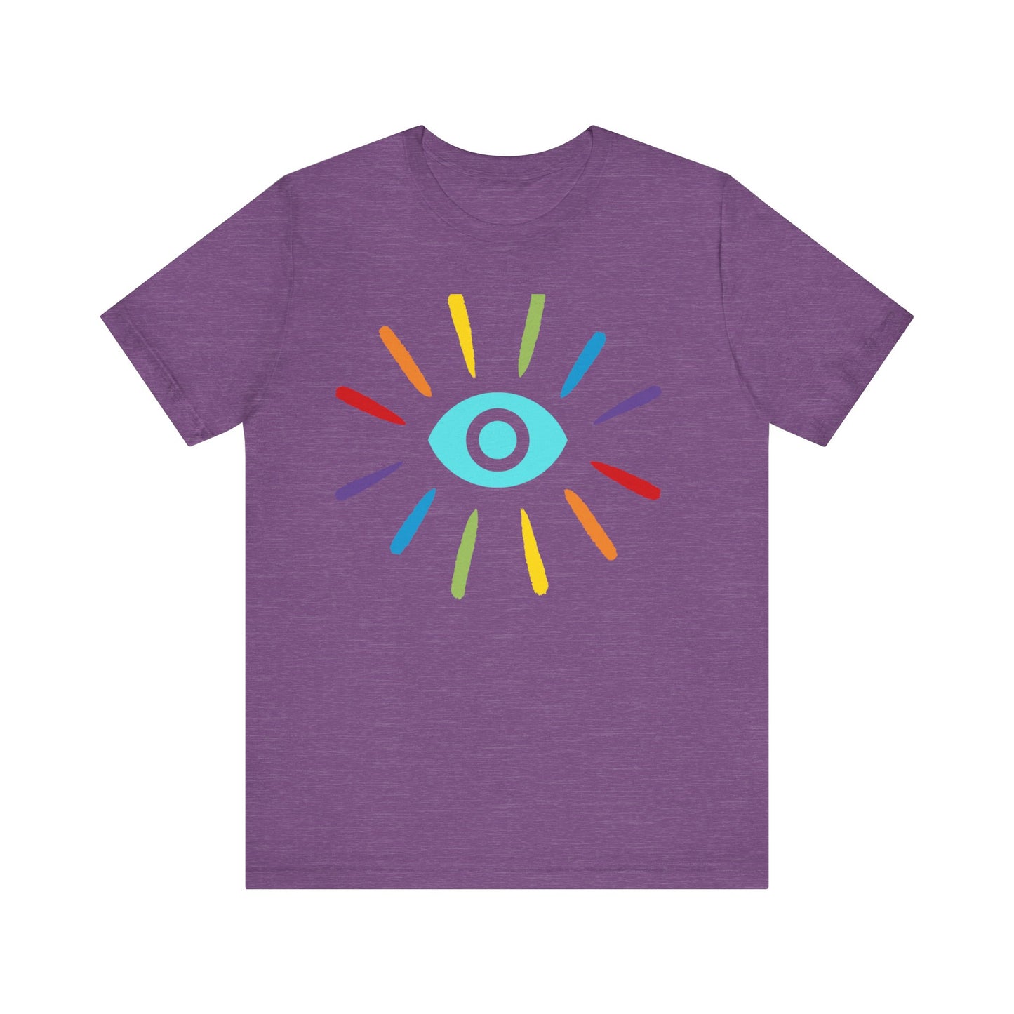 Rainbow Evil EyeProtection Short Sleeve Tee
