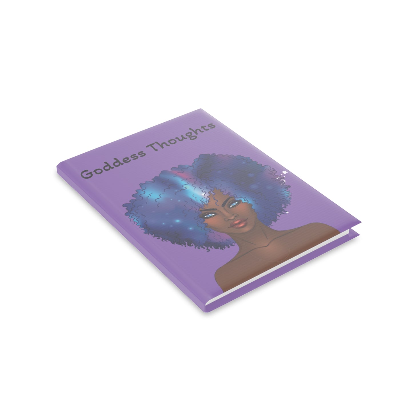 Goddess Blue Hardcover Notebook – Stylish Journal with Puffy Covers