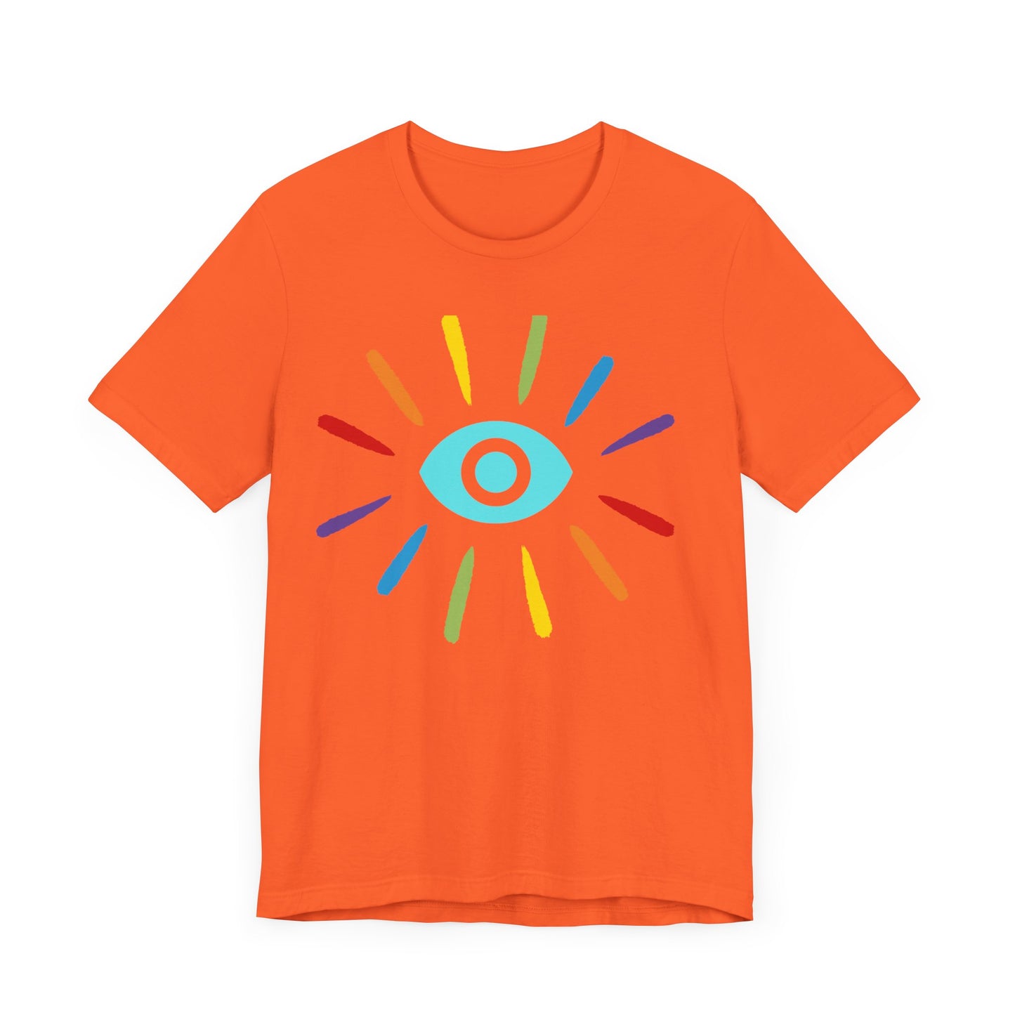 Rainbow Evil EyeProtection Short Sleeve Tee