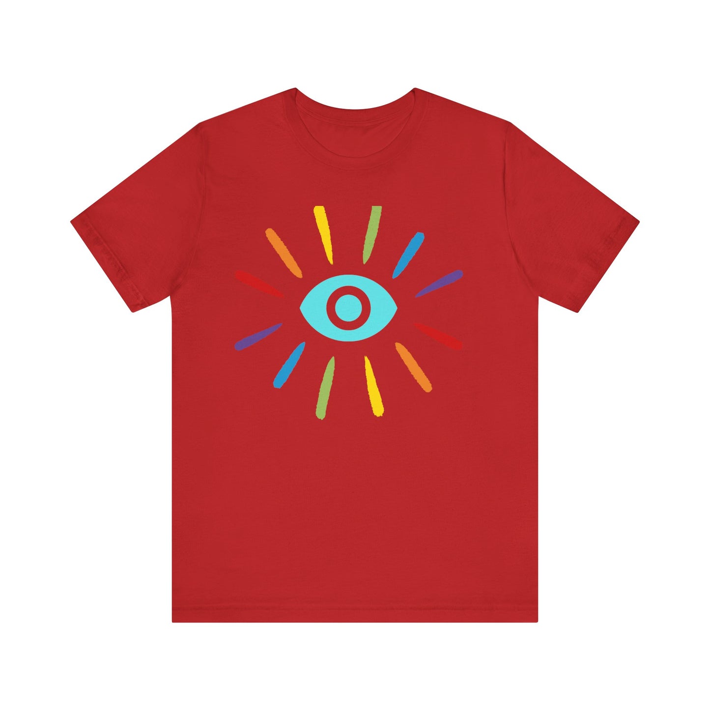 Rainbow Evil EyeProtection Short Sleeve Tee