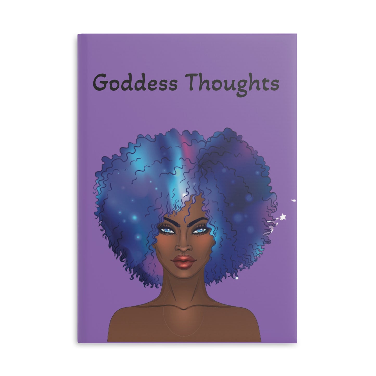 Goddess Blue Hardcover Notebook – Stylish Journal with Puffy Covers