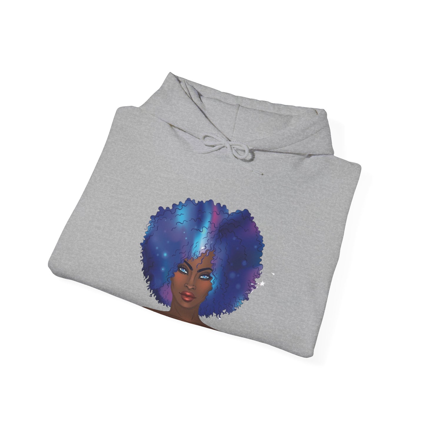 Goddess Blue Hooded Sweatshirt