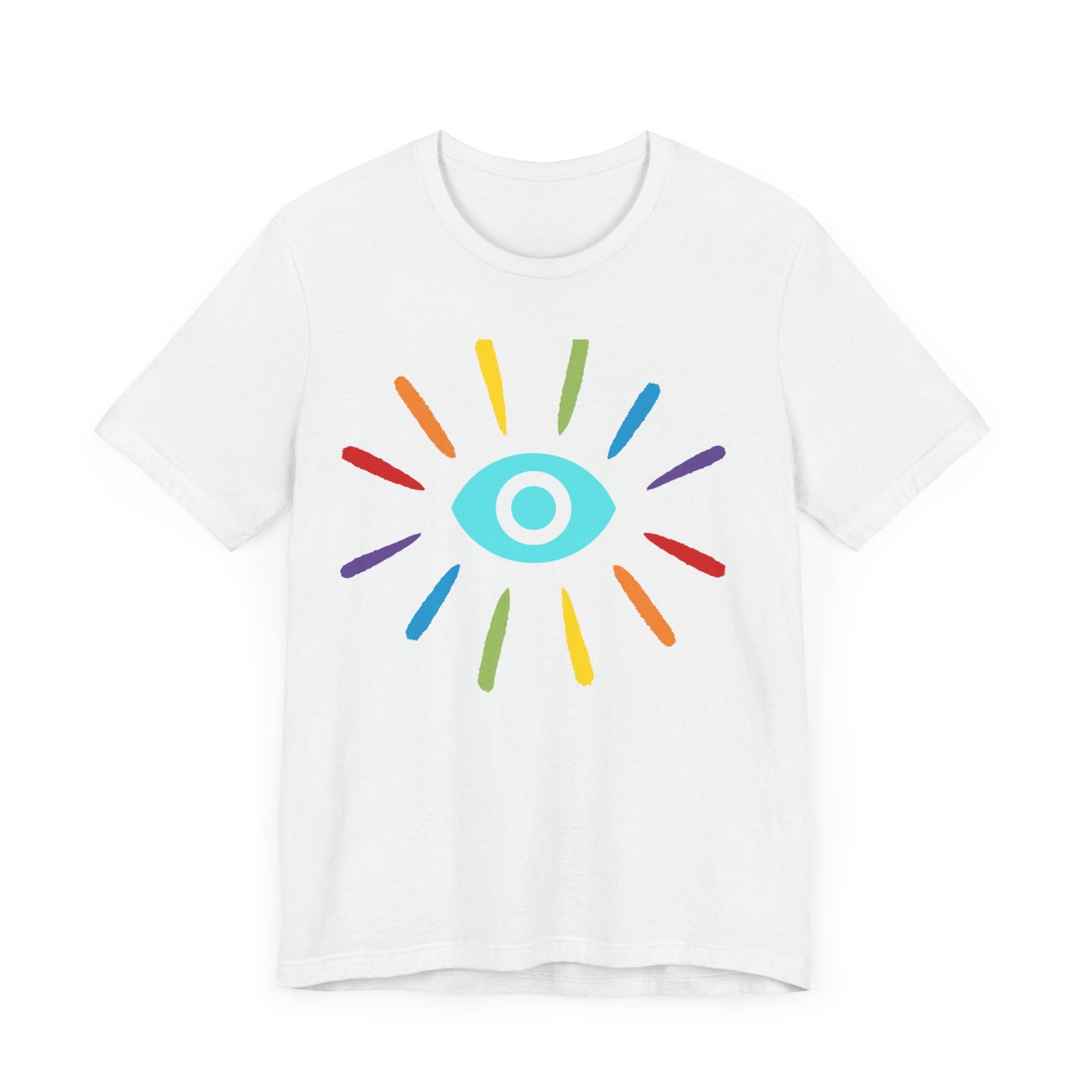 Rainbow Evil EyeProtection Short Sleeve Tee