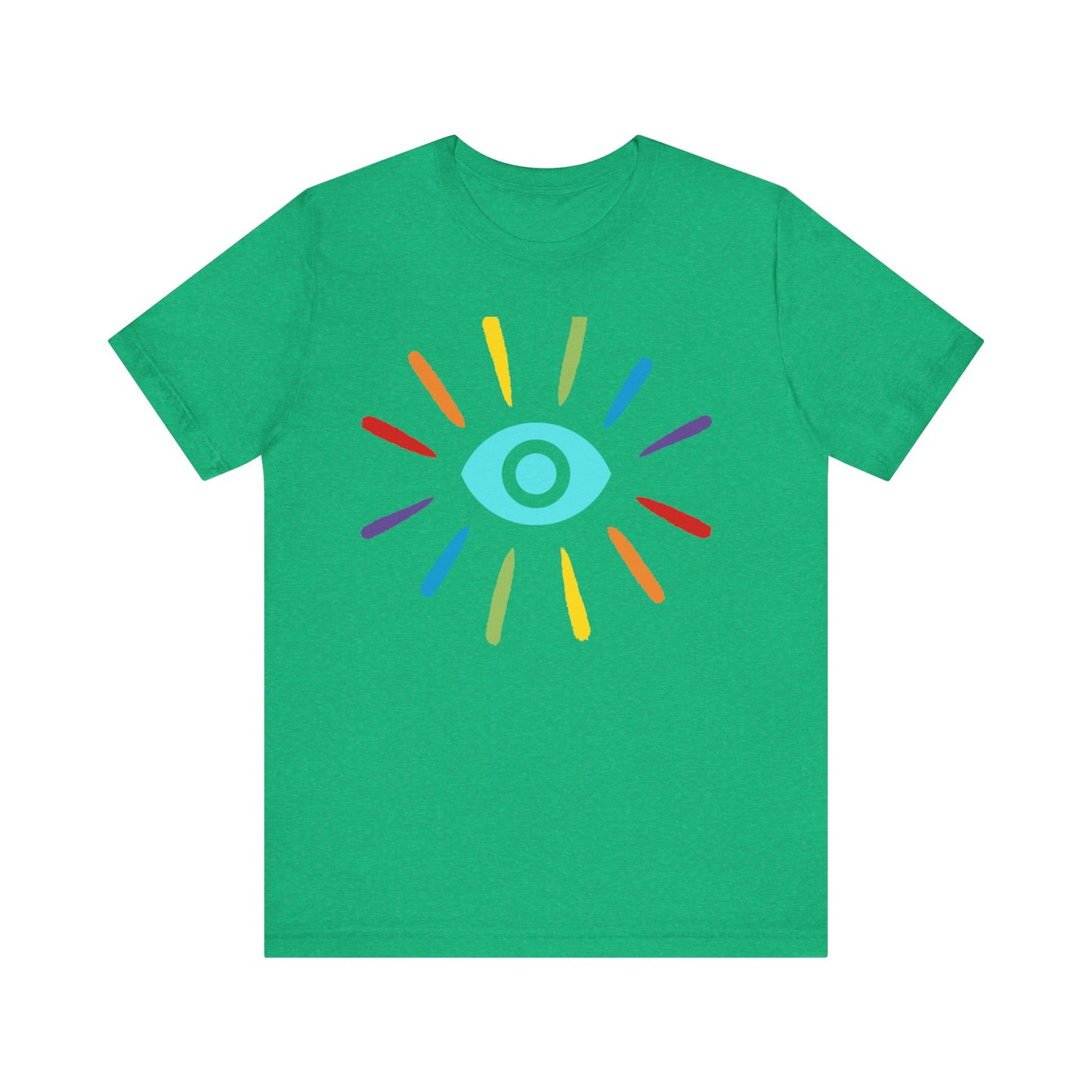 Rainbow Evil EyeProtection Short Sleeve Tee