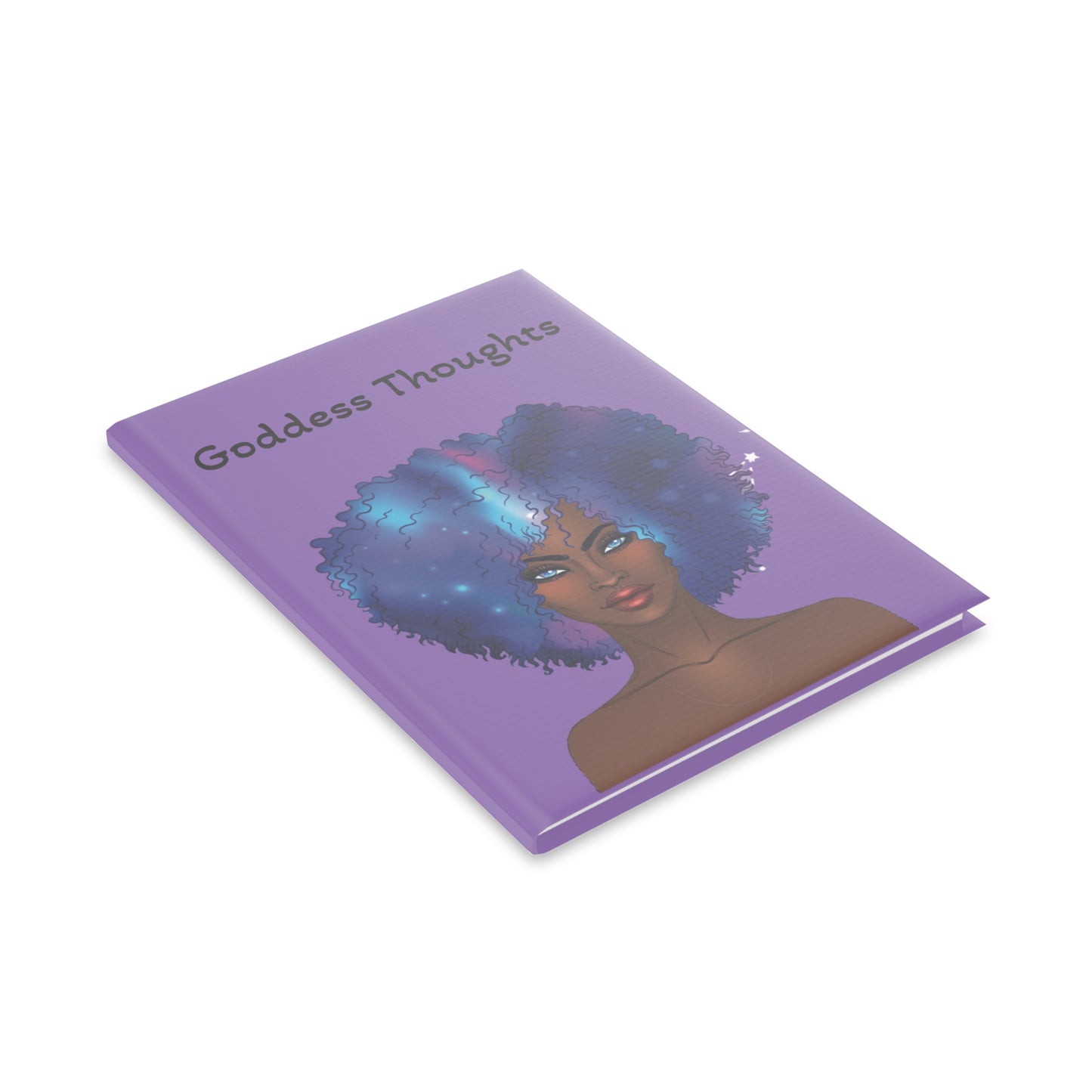 Goddess Blue Hardcover Notebook – Stylish Journal with Puffy Covers