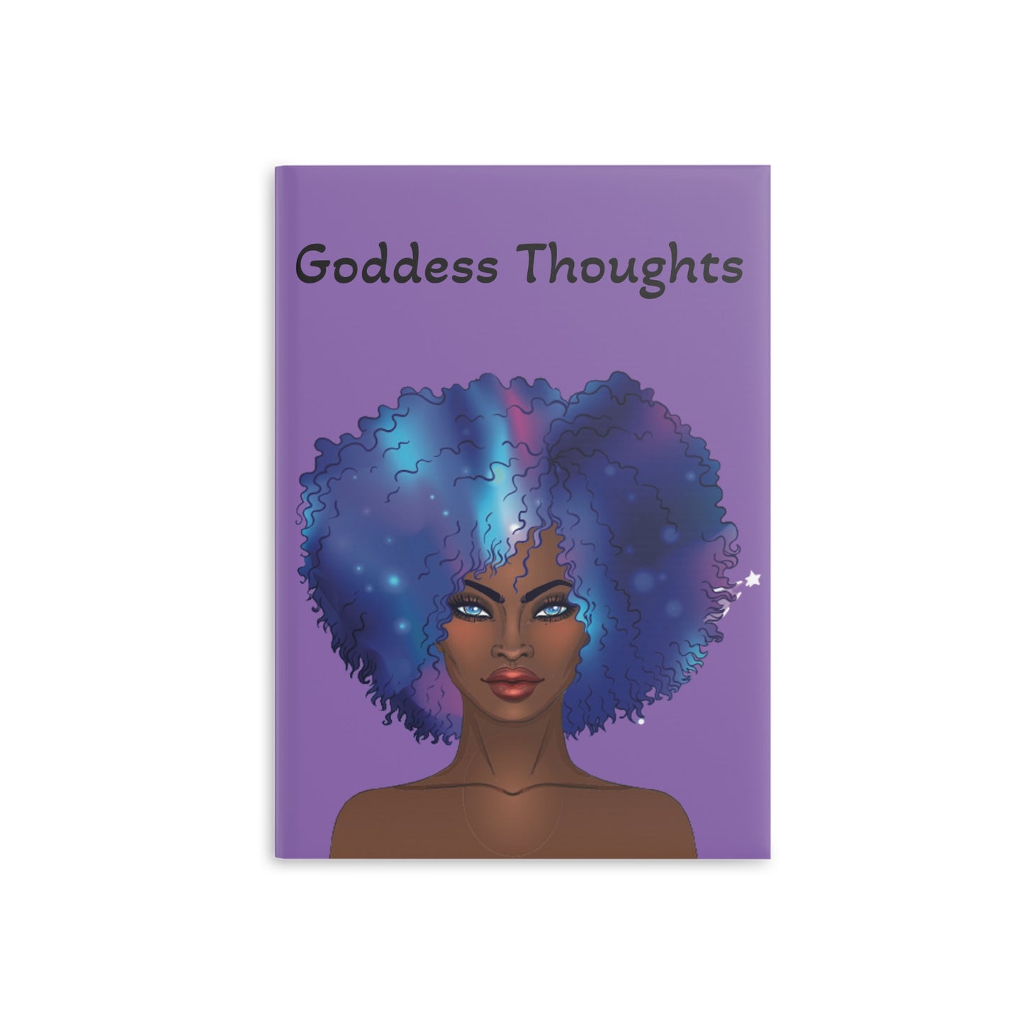 Goddess Blue Hardcover Notebook – Stylish Journal with Puffy Covers