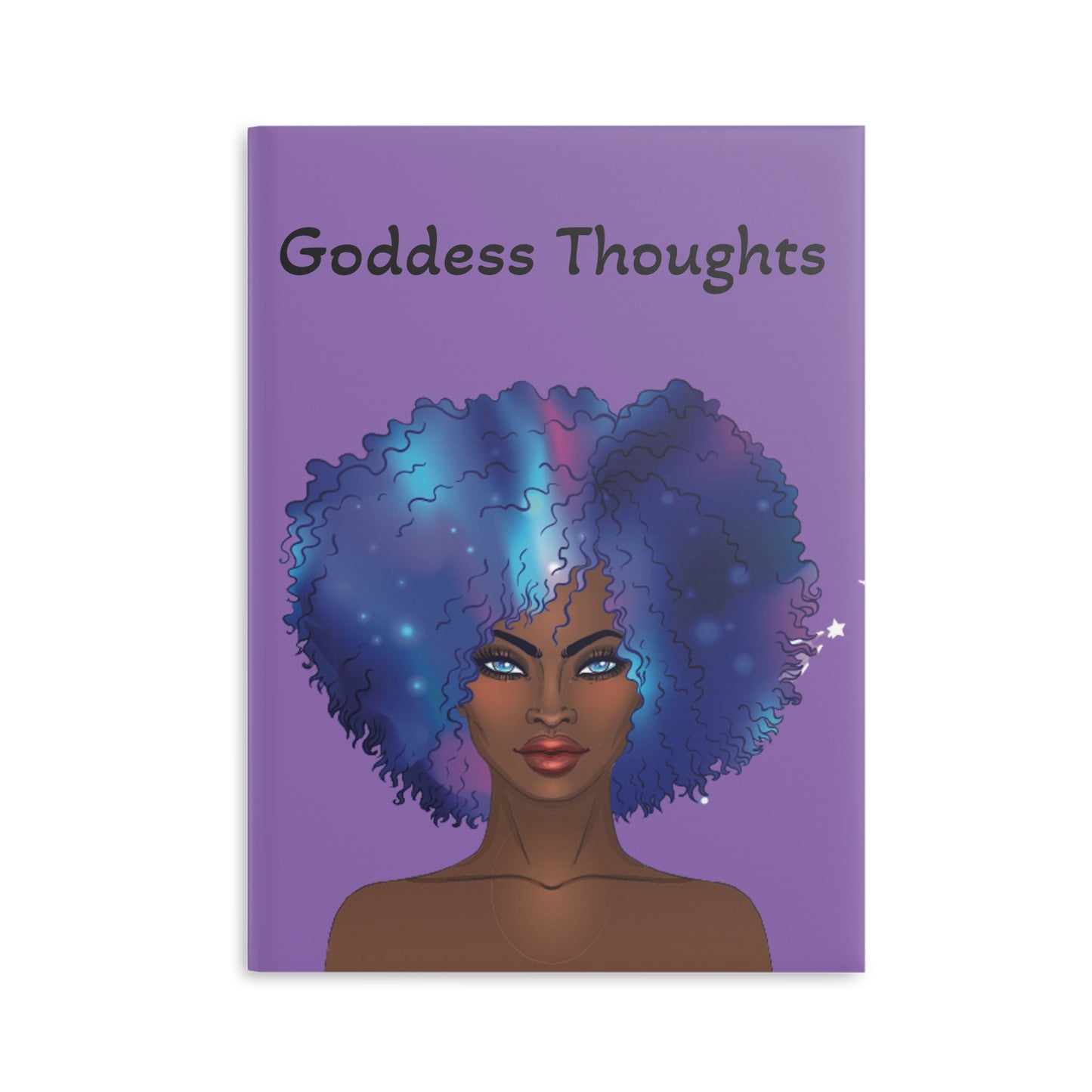 Goddess Blue Hardcover Notebook – Stylish Journal with Puffy Covers