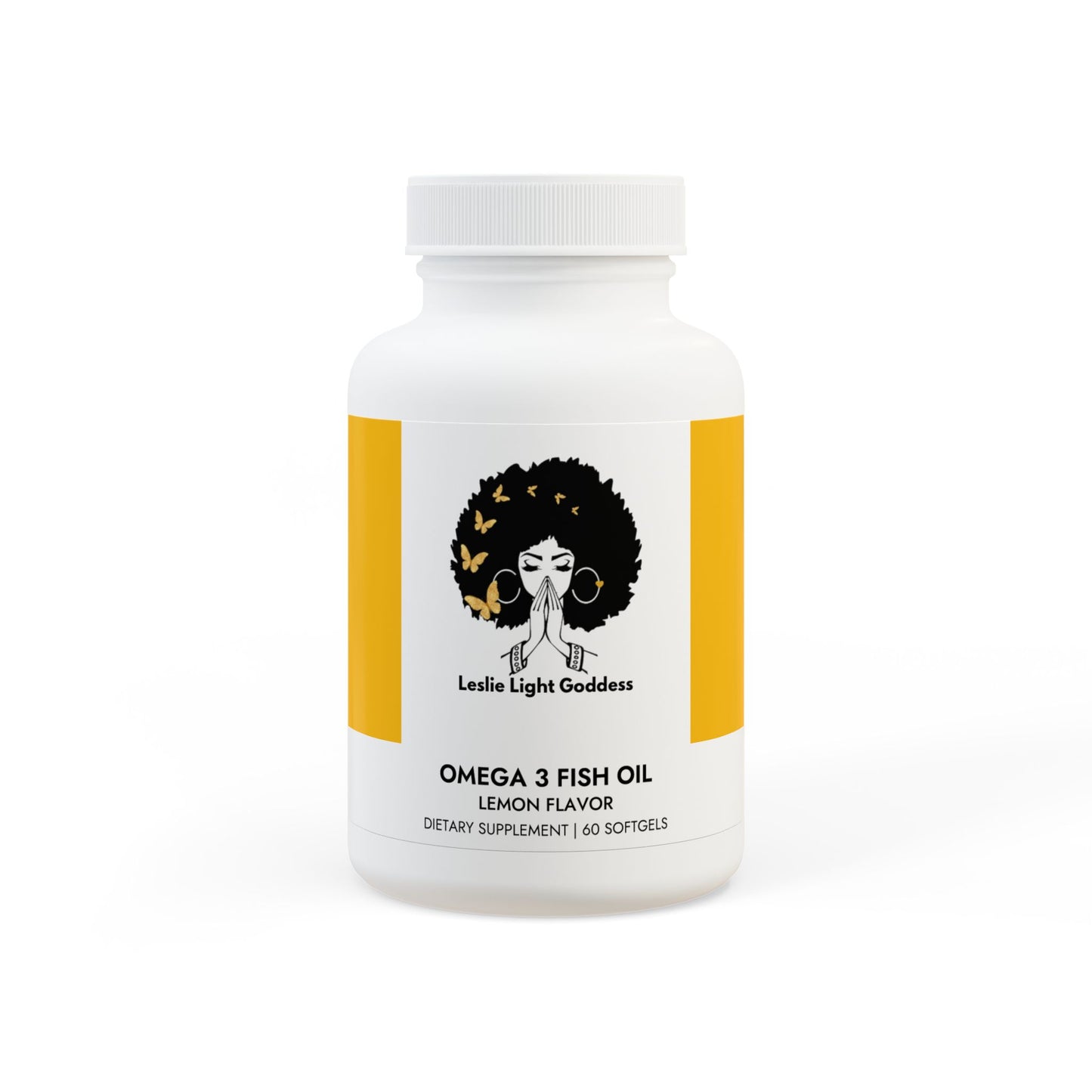 Leslie Light Goddess  Omega 3 Fish Oil Supplement (60 Softgels)
