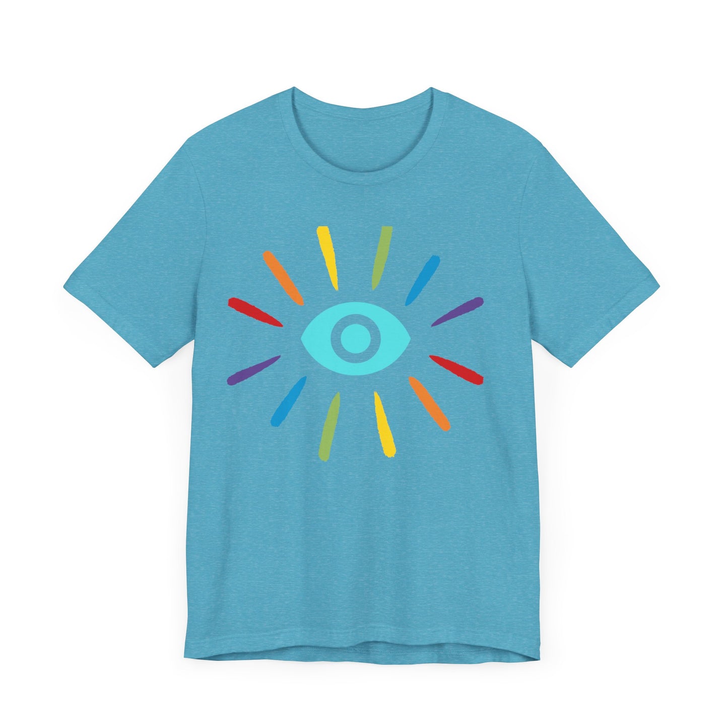Rainbow Evil EyeProtection Short Sleeve Tee