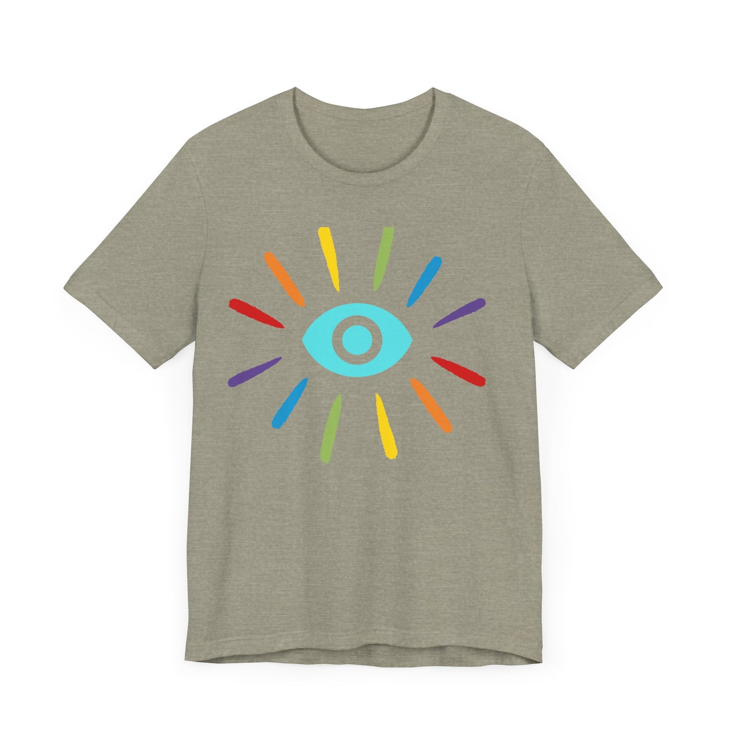 Rainbow Evil EyeProtection Short Sleeve Tee