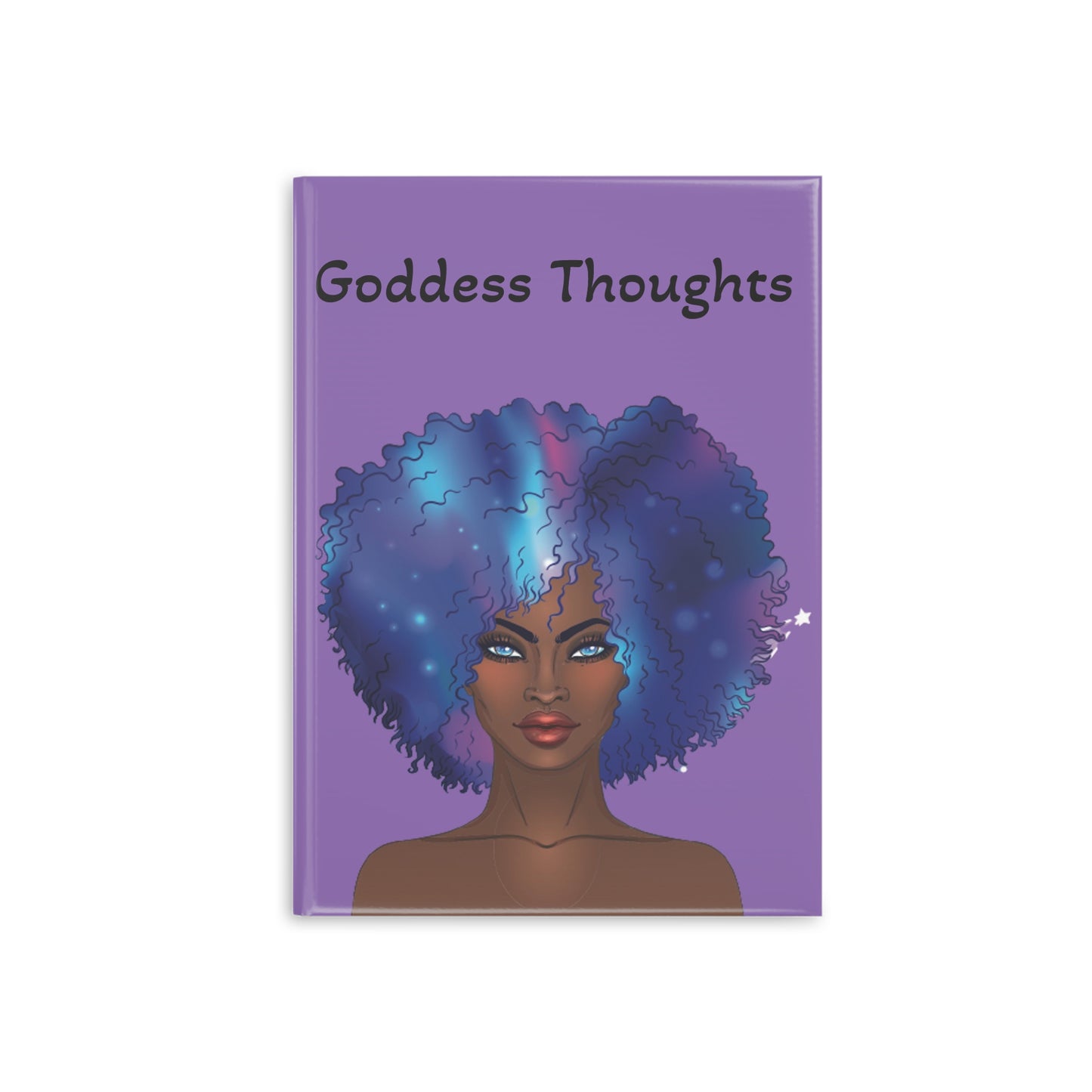 Goddess Blue Hardcover Notebook – Stylish Journal with Puffy Covers