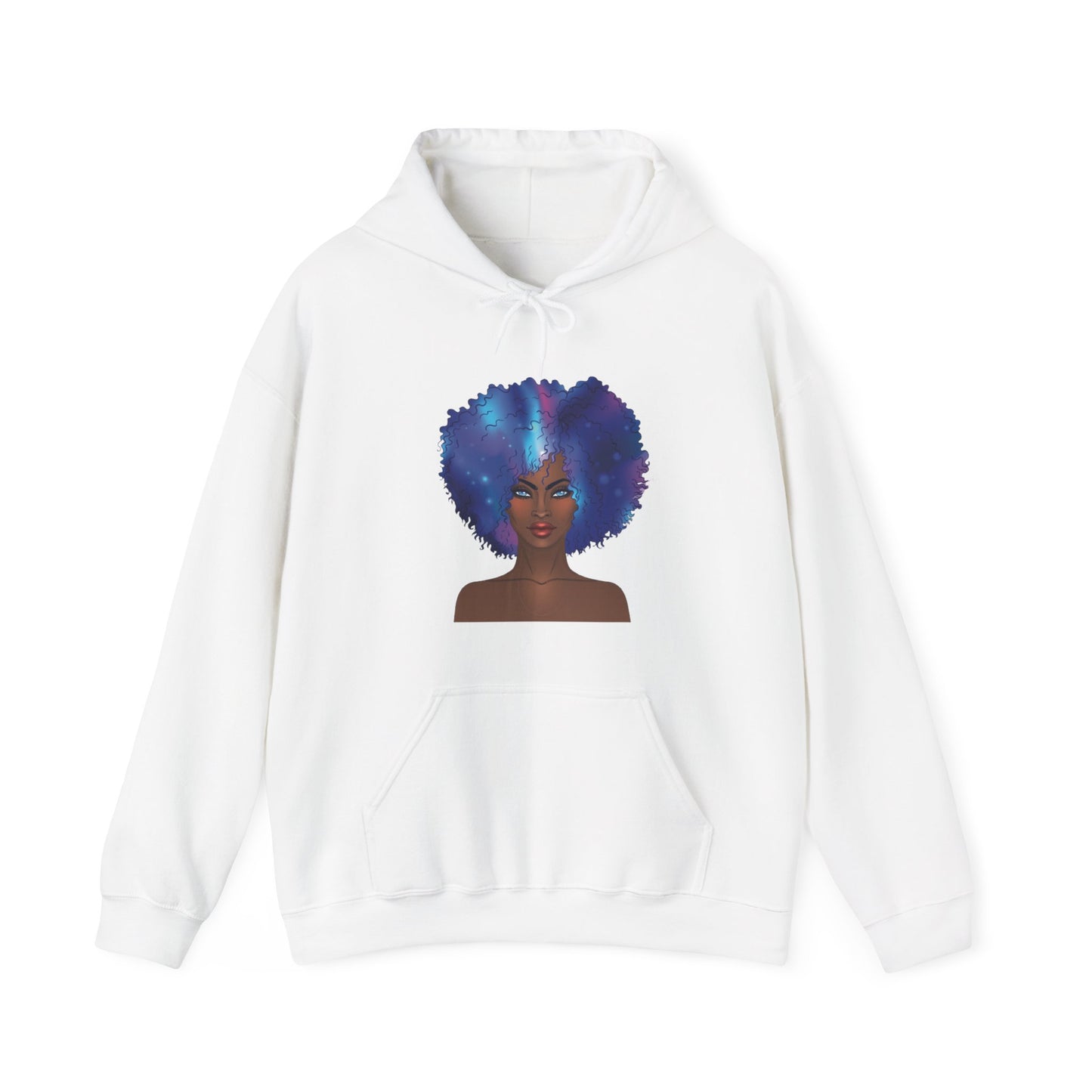 Goddess Blue Hooded Sweatshirt