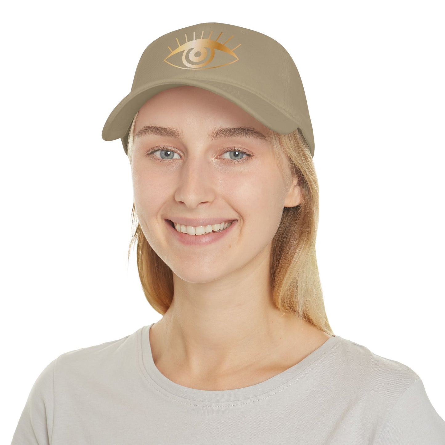 Evil Eye Protection Gold Baseball Cap