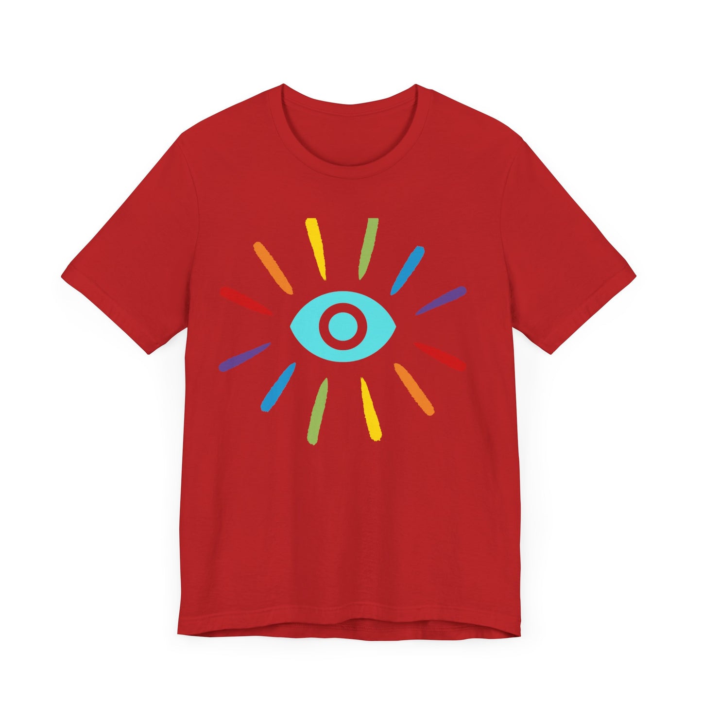 Rainbow Evil EyeProtection Short Sleeve Tee