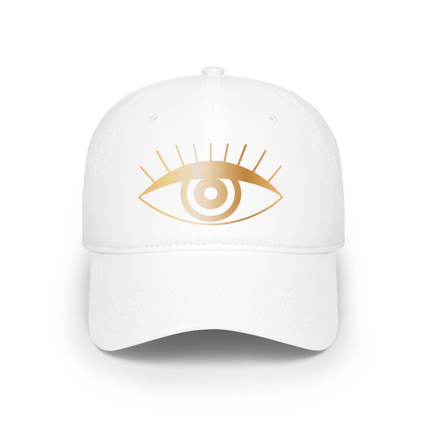 Evil Eye Protection Gold Baseball Cap