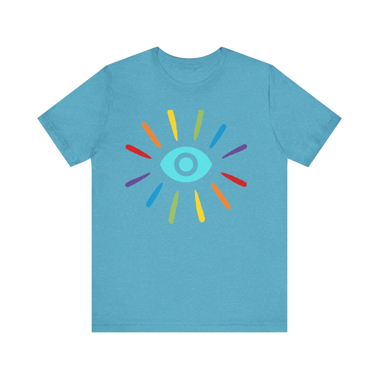 Rainbow Evil EyeProtection Short Sleeve Tee