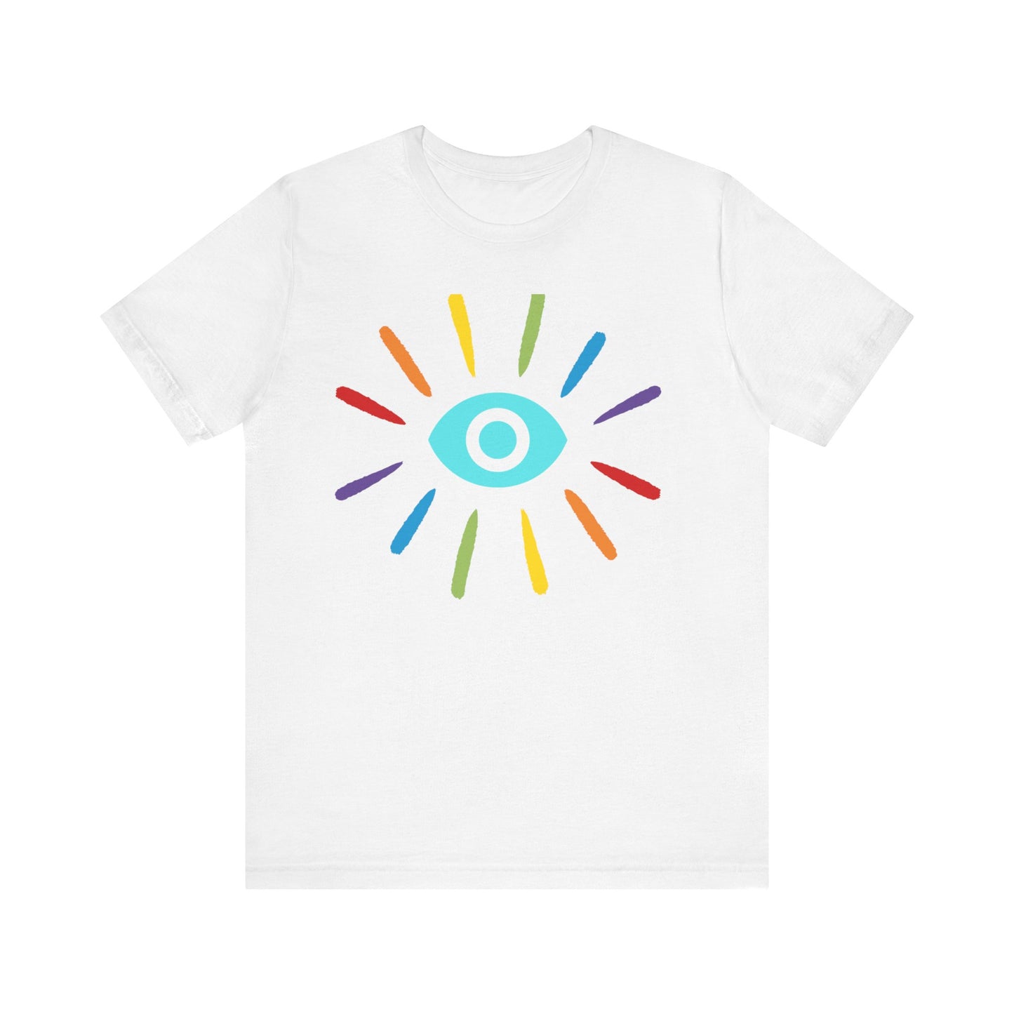 Rainbow Evil EyeProtection Short Sleeve Tee