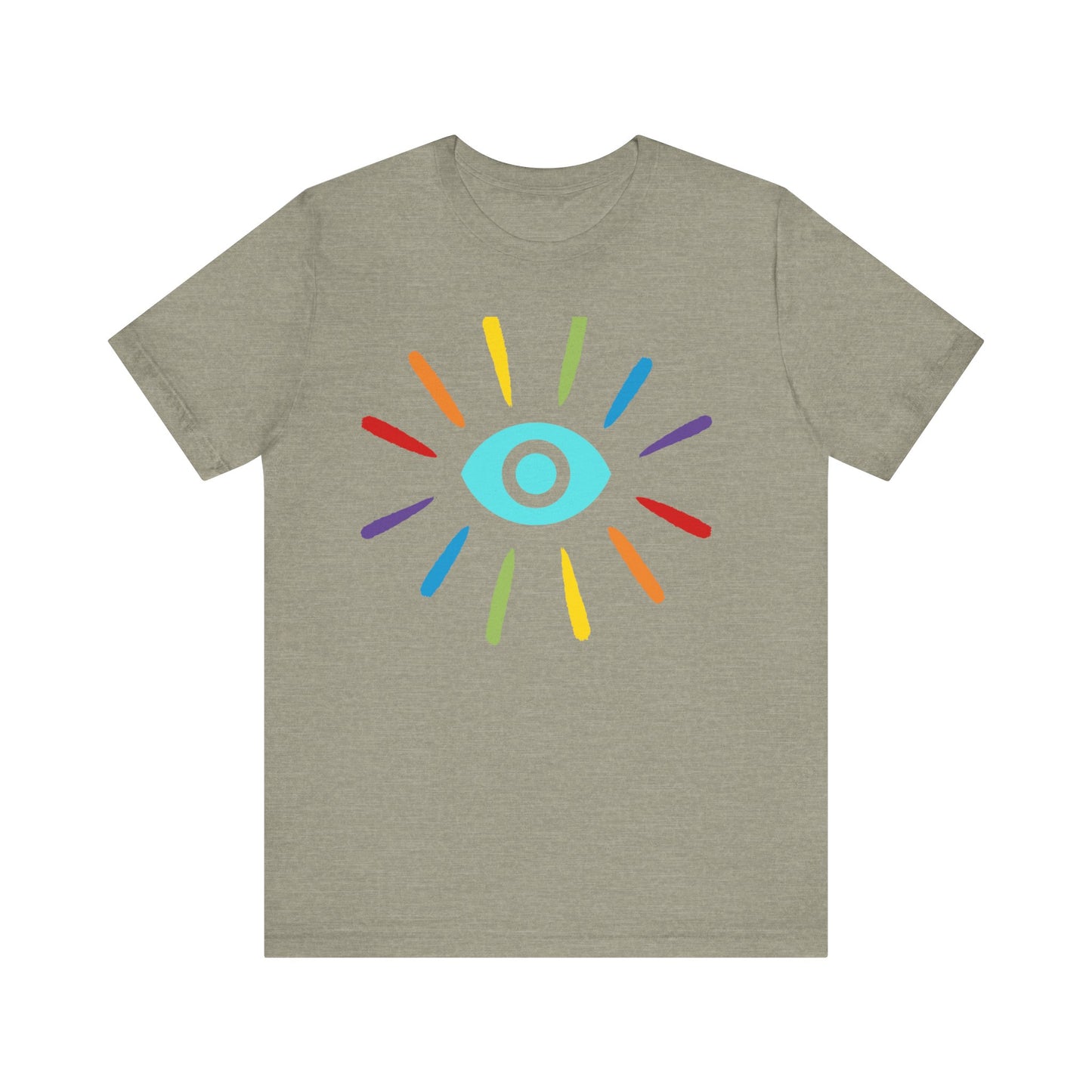 Rainbow Evil EyeProtection Short Sleeve Tee