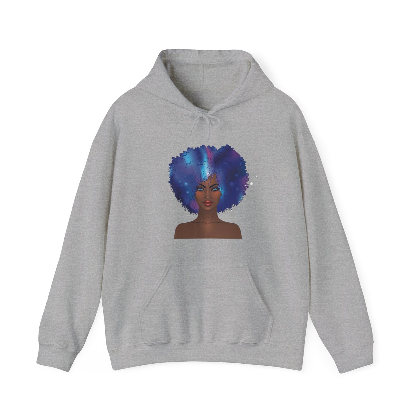 Goddess Blue Hooded Sweatshirt