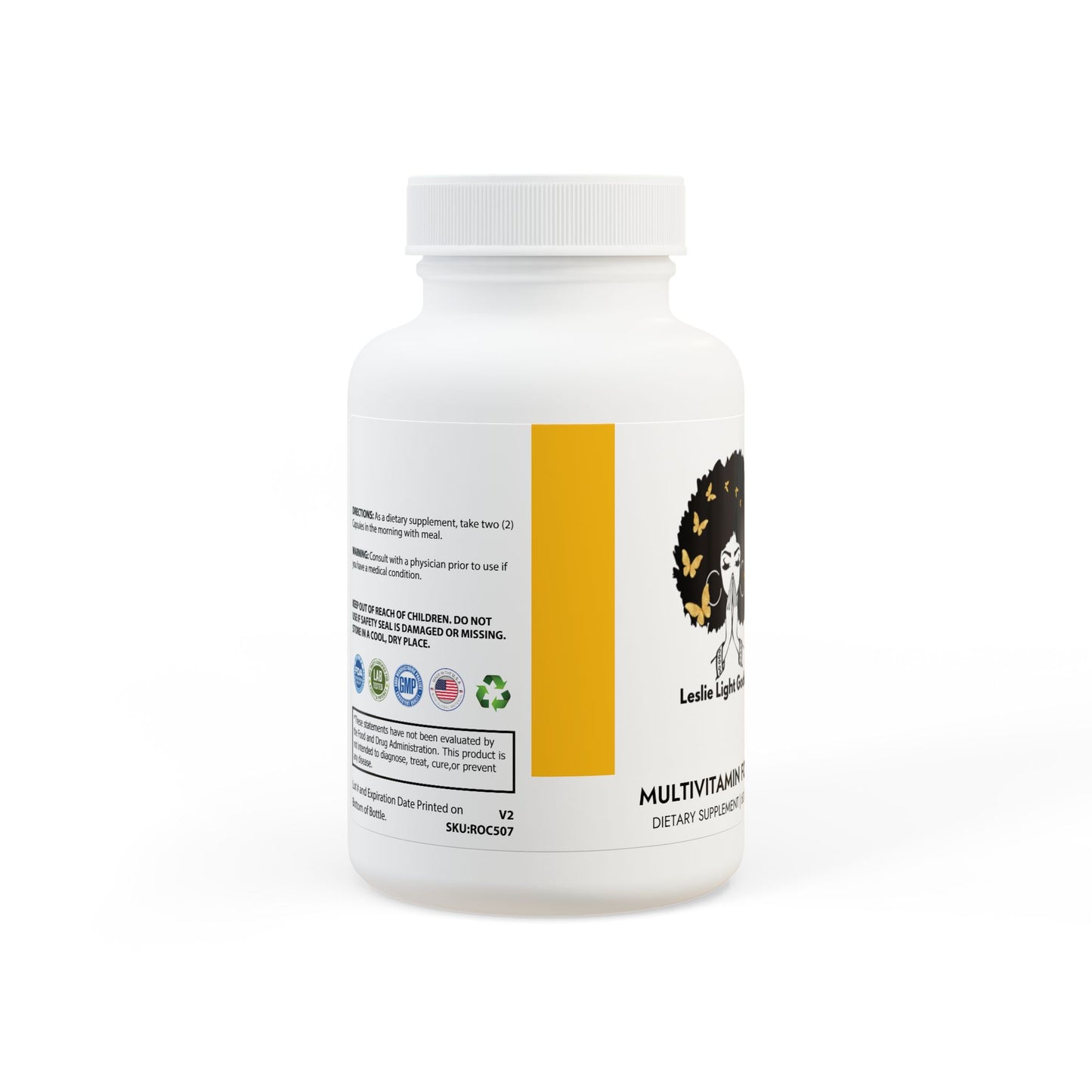 Leslie Light Goddess Multivitamin for Men Supplement (60 Capsules)
