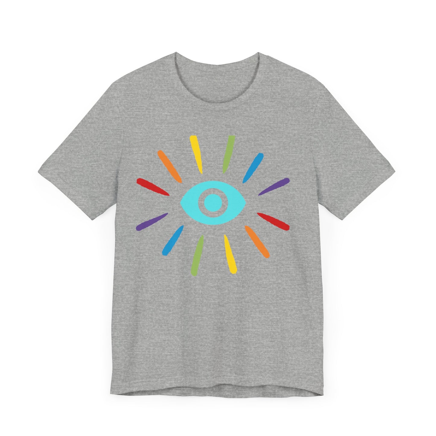 Rainbow Evil EyeProtection Short Sleeve Tee
