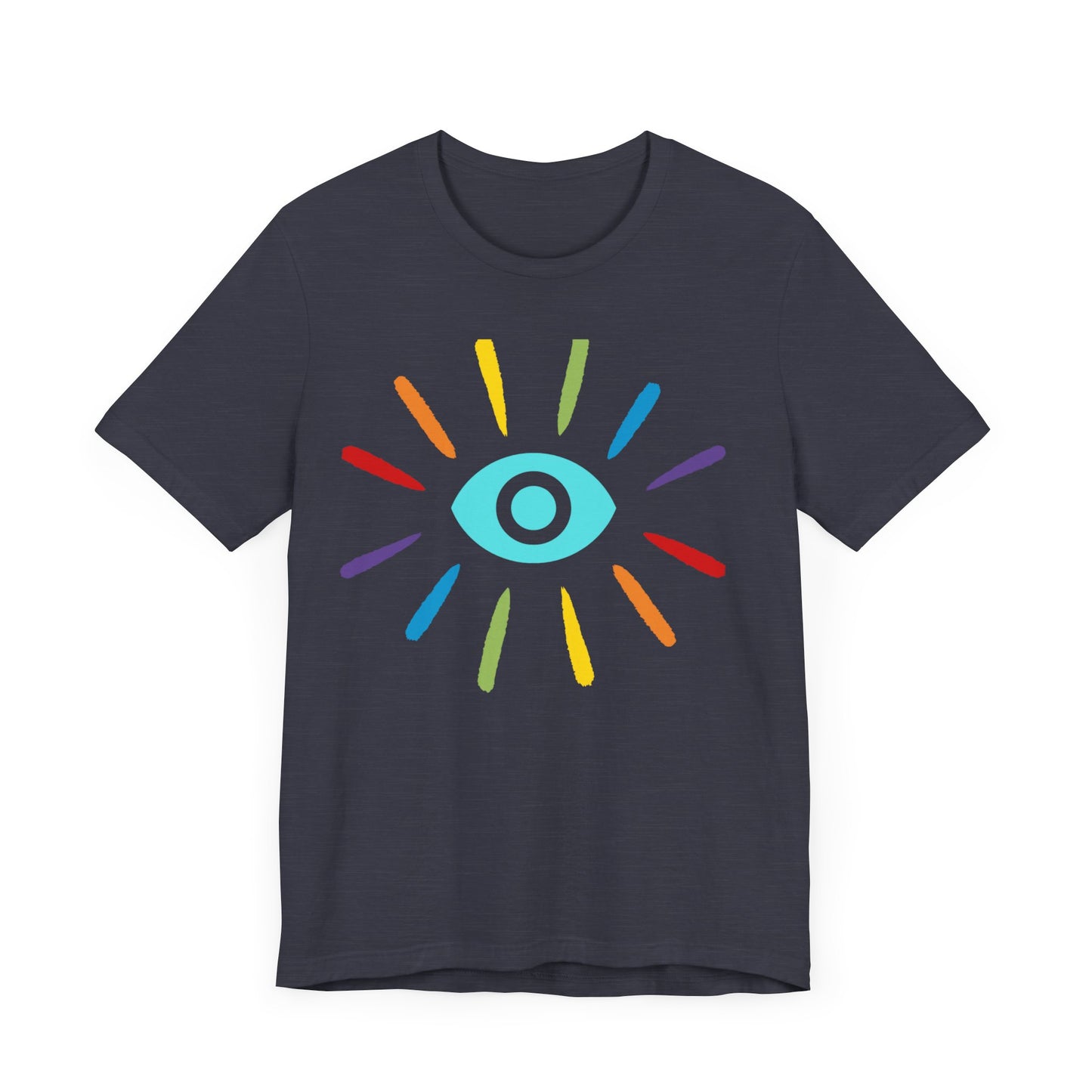 Rainbow Evil EyeProtection Short Sleeve Tee